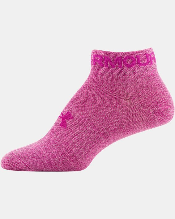 Women's UA Essential Low Cut Socks - 6-Pack, Pink, pdpMainDesktop image number 1